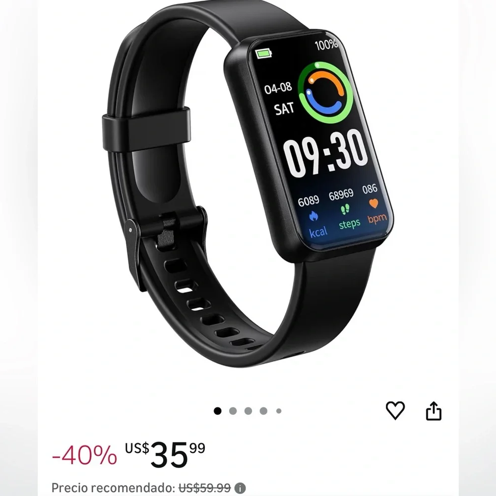 Smart Band Black Wearable